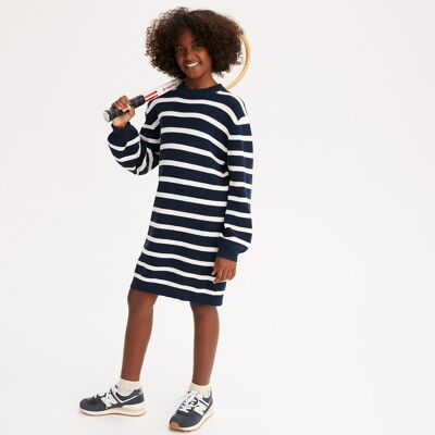 LA REDOUTE COLLECTIONS Abito dritto a righe maniche lunghe in maglia LA REDOUTE COLLECTIONS Abito dritto a righe maniche lunghe in maglia