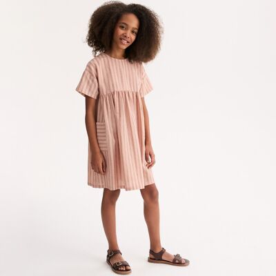 LA REDOUTE COLLECTIONS Abito in cotone a maniche corte a righe LA REDOUTE COLLECTIONS Abito in cotone a maniche corte a righe