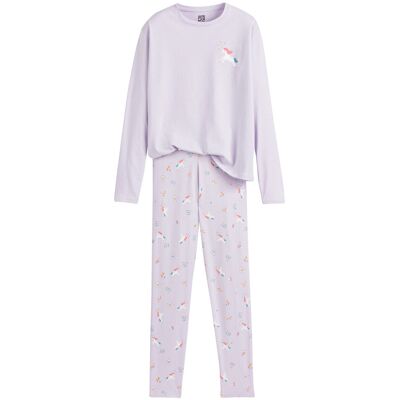 LA REDOUTE COLLECTIONS Pigiama stampa unicorno in jersey LA REDOUTE COLLECTIONS Pigiama stampa unicorno in jersey