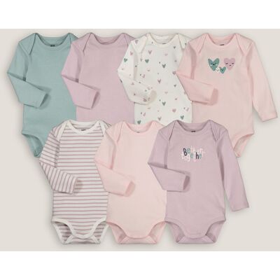 LA REDOUTE COLLECTIONS Confezione da 7 body a maniche lunghe LA REDOUTE COLLECTIONS Confezione da 7 body a maniche lunghe