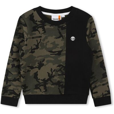 Felpa Timberland T25U60-655-J Kaki Camouflage - Felpa Felpa Timberland T25U60-655-J Kaki Camouflage - Felpa