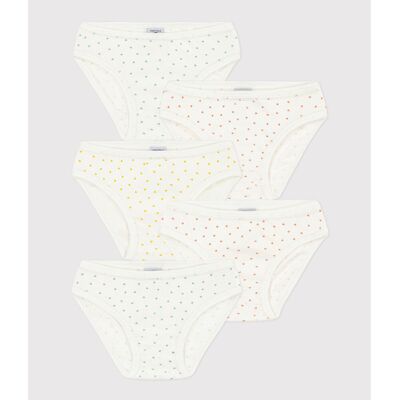 PETIT BATEAU Confezione da 5 culotte fantasia cuore PETIT BATEAU Confezione da 5 culotte fantasia cuore