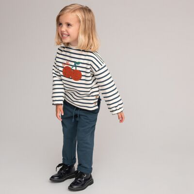 LA REDOUTE COLLECTIONS Pantaloni da jogging in felpa con arricciatura LA REDOUTE COLLECTIONS Pantaloni da jogging in felpa con arricciatura