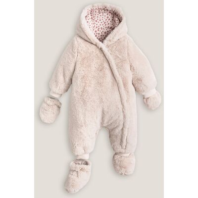 LA REDOUTE COLLECTIONS Tutina con cappuccio in morbido tessuto LA REDOUTE COLLECTIONS Tutina con cappuccio in morbido tessuto