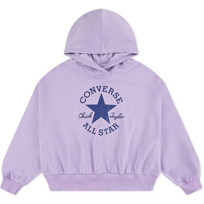 CONVERSE Felpa con cappuccio in pile leggero CONVERSE Felpa con cappuccio in pile leggero