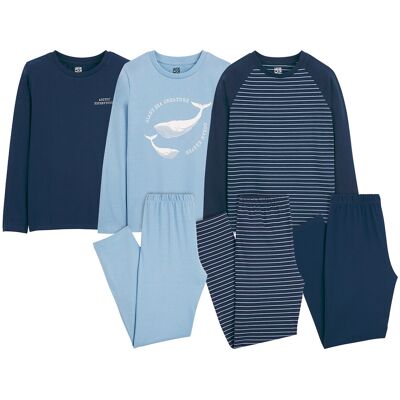 LA REDOUTE COLLECTIONS Confezione da 3 pigiami in jersey LA REDOUTE COLLECTIONS Confezione da 3 pigiami in jersey