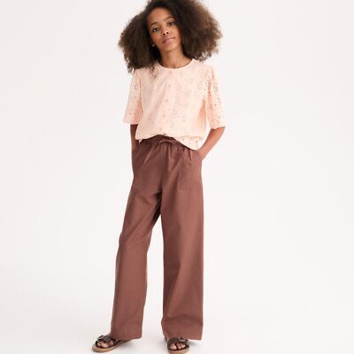 LA REDOUTE COLLECTIONS Pantaloni in cotone/lino con elastico in vita LA REDOUTE COLLECTIONS Pantaloni in cotone/lino con elastico in vita