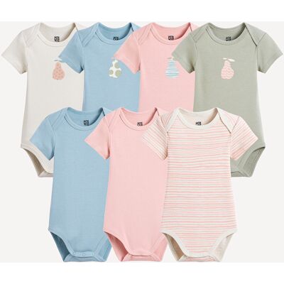 LA REDOUTE COLLECTIONS Confezione da 7 body a maniche corte LA REDOUTE COLLECTIONS Confezione da 7 body a maniche corte