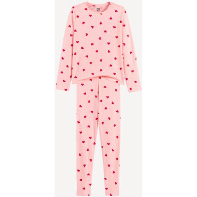 LA REDOUTE COLLECTIONS Pigiama in cotone con cuori stampati LA REDOUTE COLLECTIONS Pigiama in cotone con cuori stampati