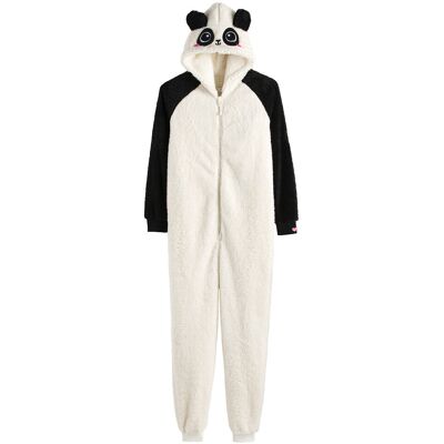 LA REDOUTE COLLECTIONS Tutina in pile Panda con cappuccio LA REDOUTE COLLECTIONS Tutina in pile Panda con cappuccio