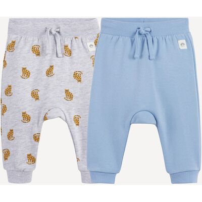 LA REDOUTE COLLECTIONS Confezione da 2 pantaloni alla turca in felpa LA REDOUTE COLLECTIONS Confezione da 2 pantaloni alla turca in felpa