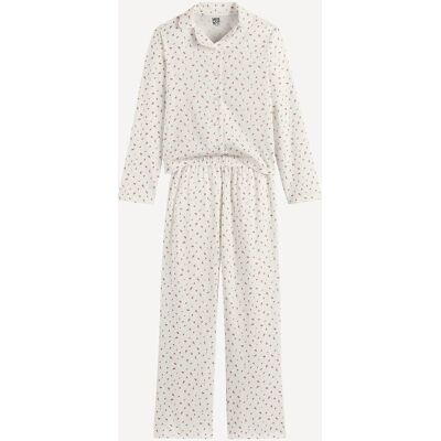 LA REDOUTE COLLECTIONS Pigiama stampato in jersey di cotone LA REDOUTE COLLECTIONS Pigiama stampato in jersey di cotone