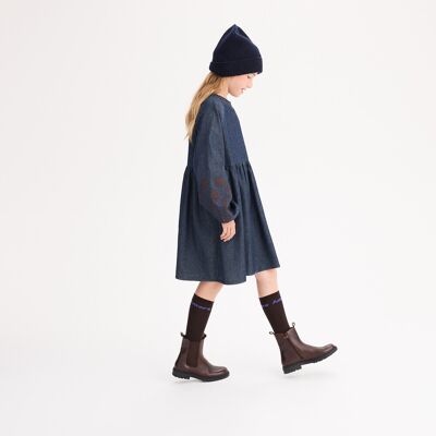 LA REDOUTE COLLECTIONS Abito maniche lunghe in denim leggero LA REDOUTE COLLECTIONS Abito maniche lunghe in denim leggero