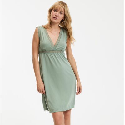 ANNE WEYBURN Camicia da notte senza maniche, dettagli pizzo ANNE WEYBURN Camicia da notte senza maniche, dettagli pizzo