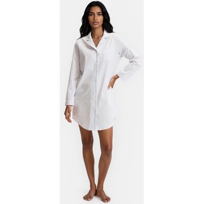 ANNE WEYBURN Camicia da notte liquette in popeline a righe ANNE WEYBURN Camicia da notte liquette in popeline a righe