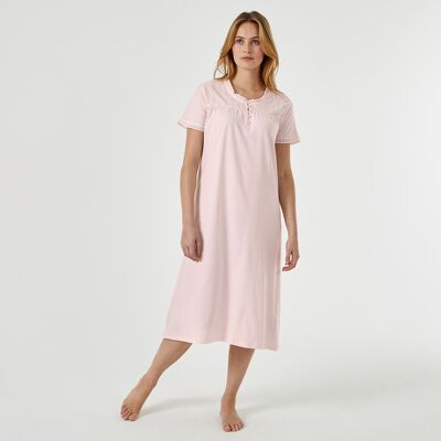 ANNE WEYBURN Camicia da notte, dettagli in pizzo sangallo ANNE WEYBURN Camicia da notte, dettagli in pizzo sangallo