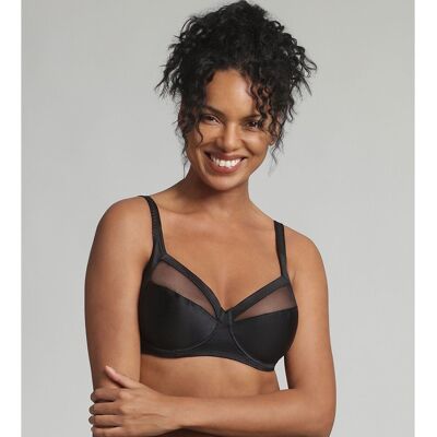 Reggiseno Playtex in microfibra nera con ferretto - Intimo Reggiseno Playtex in microfibra nera con ferretto - Intimo