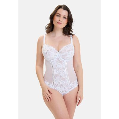 SANS COMPLEXE Body avvolgente in pizzo Arum SANS COMPLEXE Body avvolgente in pizzo Arum