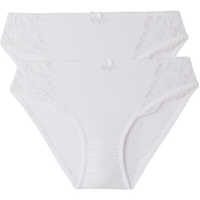ANNE WEYBURN Confezione da 2 slip in pizzo e microfibra Anthea ANNE WEYBURN Confezione da 2 slip in pizzo e microfibra Anthea