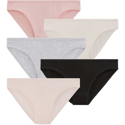 PETIT BATEAU Confezione da 5 culotte in cotone PETIT BATEAU Confezione da 5 culotte in cotone