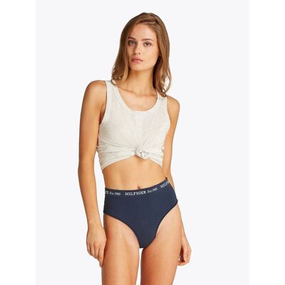 TOMMY HILFIGER Culotte vita alta in cotone New York TOMMY HILFIGER Culotte vita alta in cotone New York