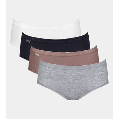SLOGGI Confezione da 3 + 1 gratuito Slip Midi Basic+ SLOGGI Confezione da 3 + 1 gratuito Slip Midi Basic+
