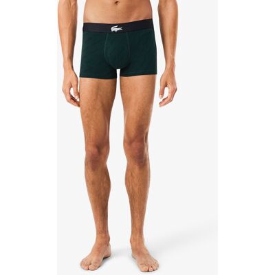 Confezione da 3 boxer in cotone elasticizzato stampato Lacoste Confezione da 3 boxer in cotone elasticizzato stampato Lacoste