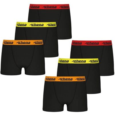 Athena Confezione da 6 boxer Trio choc Athena Confezione da 6 boxer Trio choc
