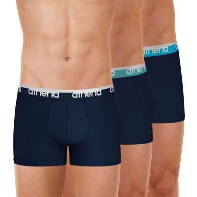 Athena Confezione da 3 boxer tinta unita Easy Bio Athena Confezione da 3 boxer tinta unita Easy Bio