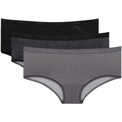 DIM Confezione da 3 shorty in cotone elasticizzato Les Pockets DIM Confezione da 3 shorty in cotone elasticizzato Les Pockets