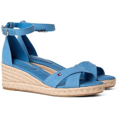 TOMMY HILFIGER Sandali a incrocio con zeppa TOMMY HILFIGER Sandali a incrocio con zeppa