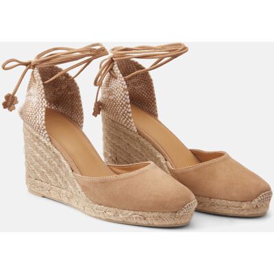 CASTANER Espadrillas con zeppa in pelle scamosciata Carina CASTANER Espadrillas con zeppa in pelle scamosciata Carina
