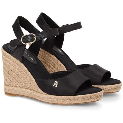 TOMMY HILFIGER Sandali con zeppa in satin TOMMY HILFIGER Sandali con zeppa in satin