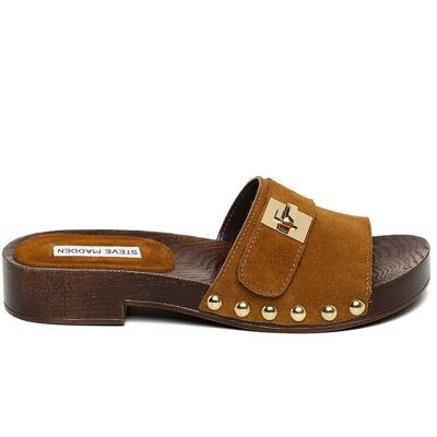 STEVE MADDEN Mules in pelle scamosciata Carrmen STEVE MADDEN Mules in pelle scamosciata Carrmen