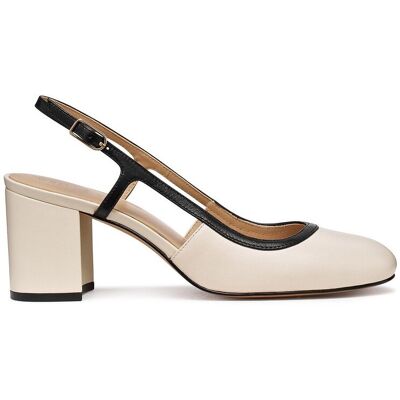 GEOX Décolleté slingback in pelle Virnilisa 65 GEOX Décolleté slingback in pelle Virnilisa 65