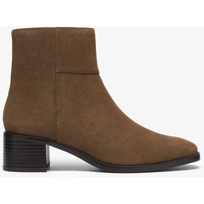 CLARKS Stivaletti in pelle scamosciata, tacco basso, WRENN TOP CLARKS Stivaletti in pelle scamosciata, tacco basso, WRENN TOP