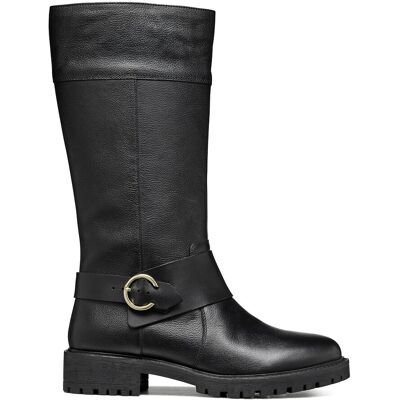GEOX Stivali biker in pelle Hoara GEOX Stivali biker in pelle Hoara