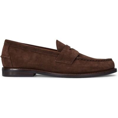 POLO RALPH LAUREN Mocassini Alston Penny in pelle scamosciata POLO RALPH LAUREN Mocassini Alston Penny in pelle scamosciata