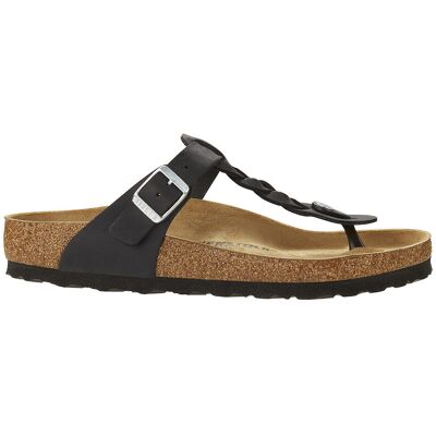 BIRKENSTOCK Infradito pelle ingrassata Gizeh Braided BIRKENSTOCK Infradito pelle ingrassata Gizeh Braided