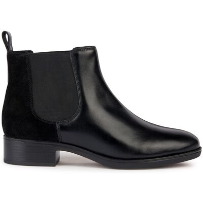 GEOX Stivaletti pelle chelsea traspiranti Felicity GEOX Stivaletti pelle chelsea traspiranti Felicity