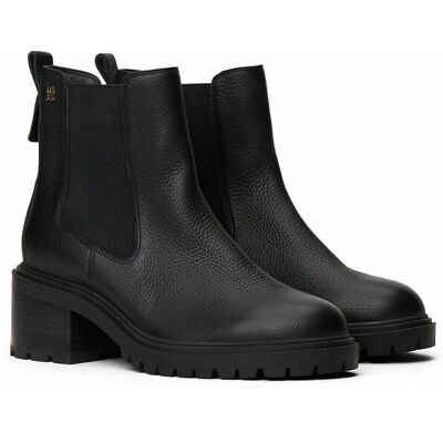 TOMMY HILFIGER Stivali Chelsea con tacco, in pelle TOMMY HILFIGER Stivali Chelsea con tacco, in pelle