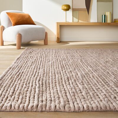 LA REDOUTE INTERIEURS Tappeto in lana Diano - Beige - 120x170cm, 160x230cm, 200x290cm LA REDOUTE INTERIEURS Tappeto in lana Diano - Beige - 120x170cm, 160x230cm, 200x290cm