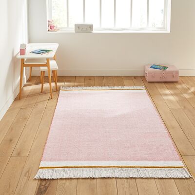 LA REDOUTE INTERIEURS - Naga - 90x120 cm - Rosa - Rug LA REDOUTE INTERIEURS - Naga - 90x120 cm - Rosa - Rug