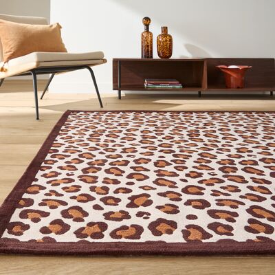 La Redoute Intérieurs - Nimia - Braun/Ecru - Leopardo - Tappeto La Redoute Intérieurs - Nimia - Braun/Ecru - Leopardo - Tappeto