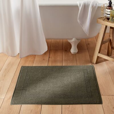 Tappeto da bagno in cotone egiziano La Redoute Intérieurs - 50x80cm, Verde Tappeto da bagno in cotone egiziano La Redoute Intérieurs - 50x80cm, Verde