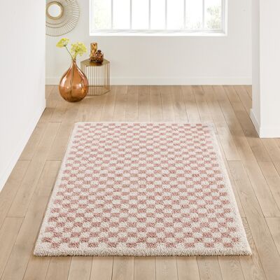 La Redoute Interieurs - Eras - scacchi pastel rosa - rug La Redoute Interieurs - Eras - scacchi pastel rosa - rug