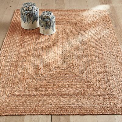 Tappeto in iuta Hempy - Handwoven naturale per interni Tappeto in iuta Hempy - Handwoven naturale per interni