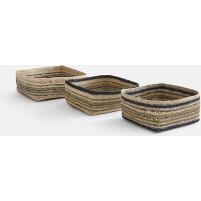 LA REDOUTE INTERIEURS Set di 3 cestini impilabili in vimini, SASKI LA REDOUTE INTERIEURS Set di 3 cestini impilabili in vimini, SASKI