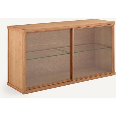 EMMANUEL GALLINA X AM.PM Credenza con vetrina, rovere e impiallacciatura, IÉNA, design Emmanuel Gallina EMMANUEL GALLINA X AM.PM Credenza con vetrina, rovere e impiallacciatura, IÉNA, design Emmanuel Gallina