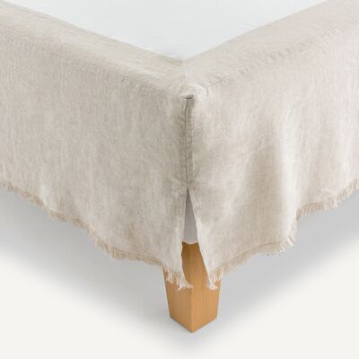 AM.P.M - Amourya - Beige - 140x190 cm - Bed skirt AM.P.M - Amourya - Beige - 140x190 cm - Bed skirt